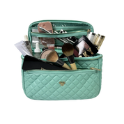 PurseN Classic Train Case - Turquoise Quartz