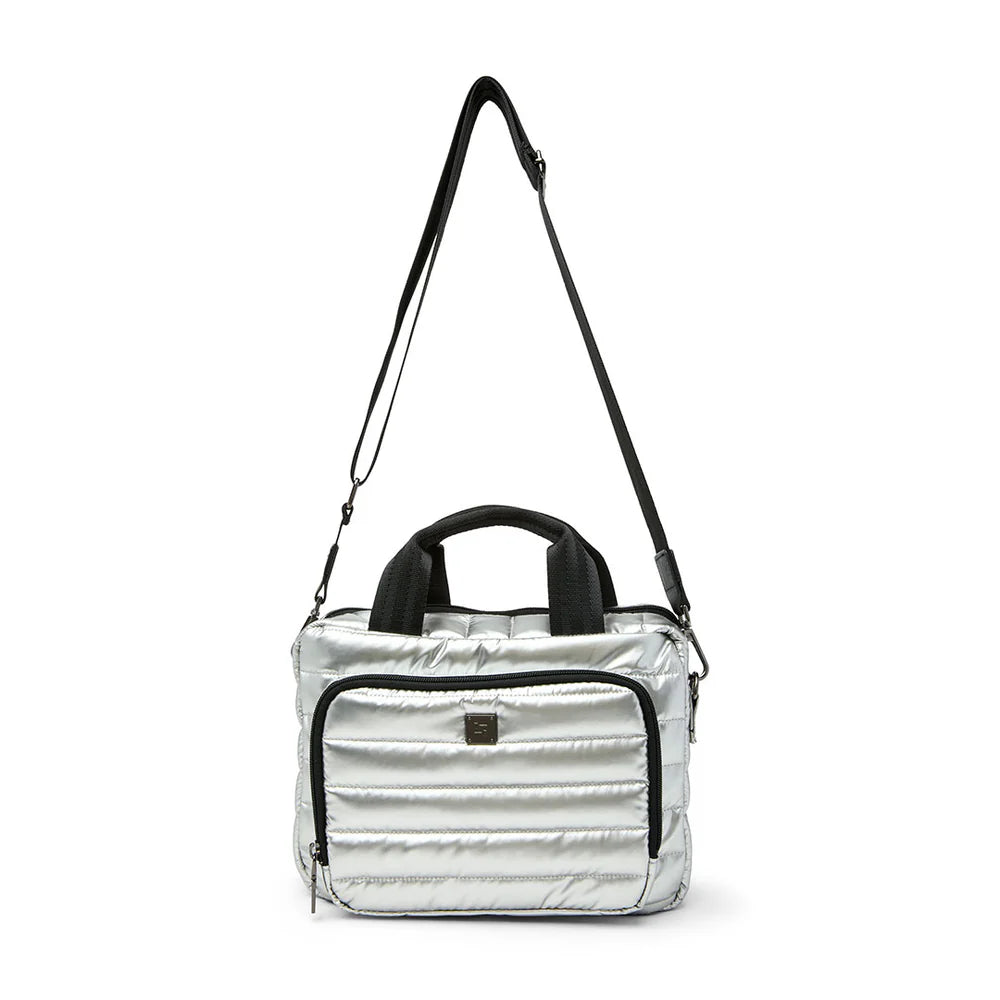 Think Royln Stowaway Toiletry Case - Pearl Silver