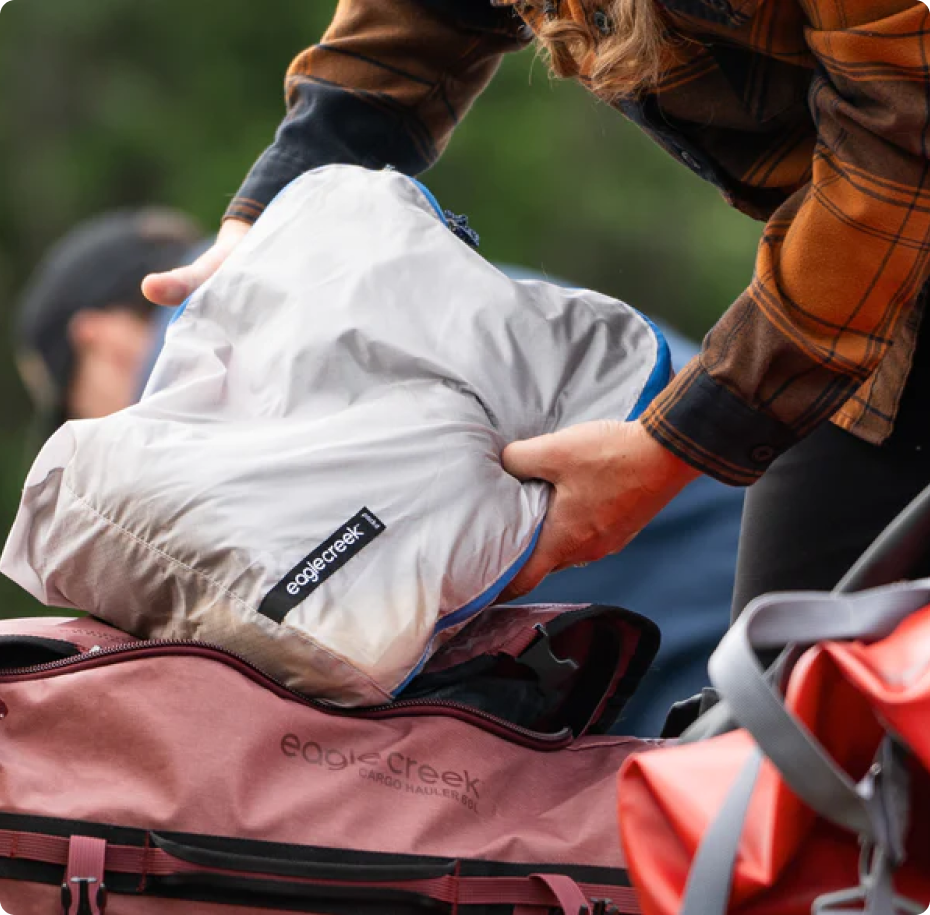 Eagle Creek Pack-It packing cubes. 