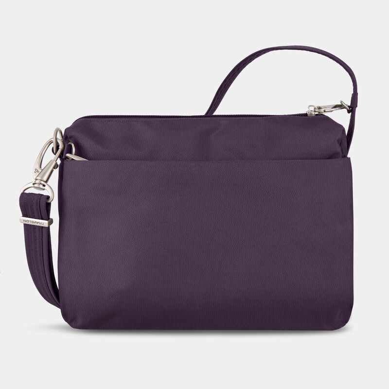 Travelon Anti-Theft Classic Small E/W Crossbody - Purple