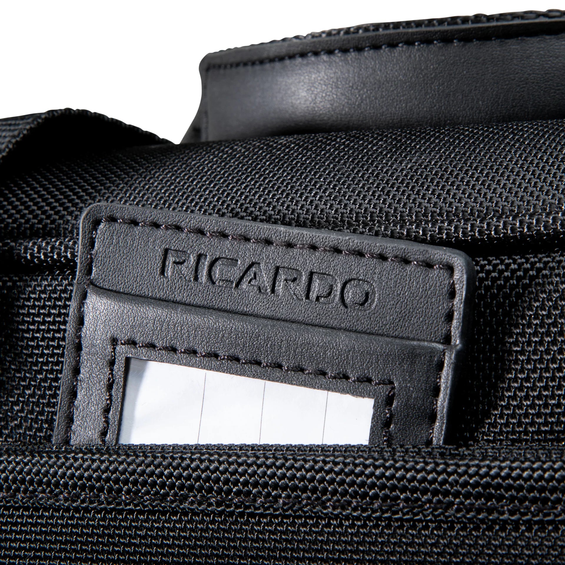 Ricardo Flight Essentials Softside Wheel-A-Board Bag - Black, Luggage Tag View