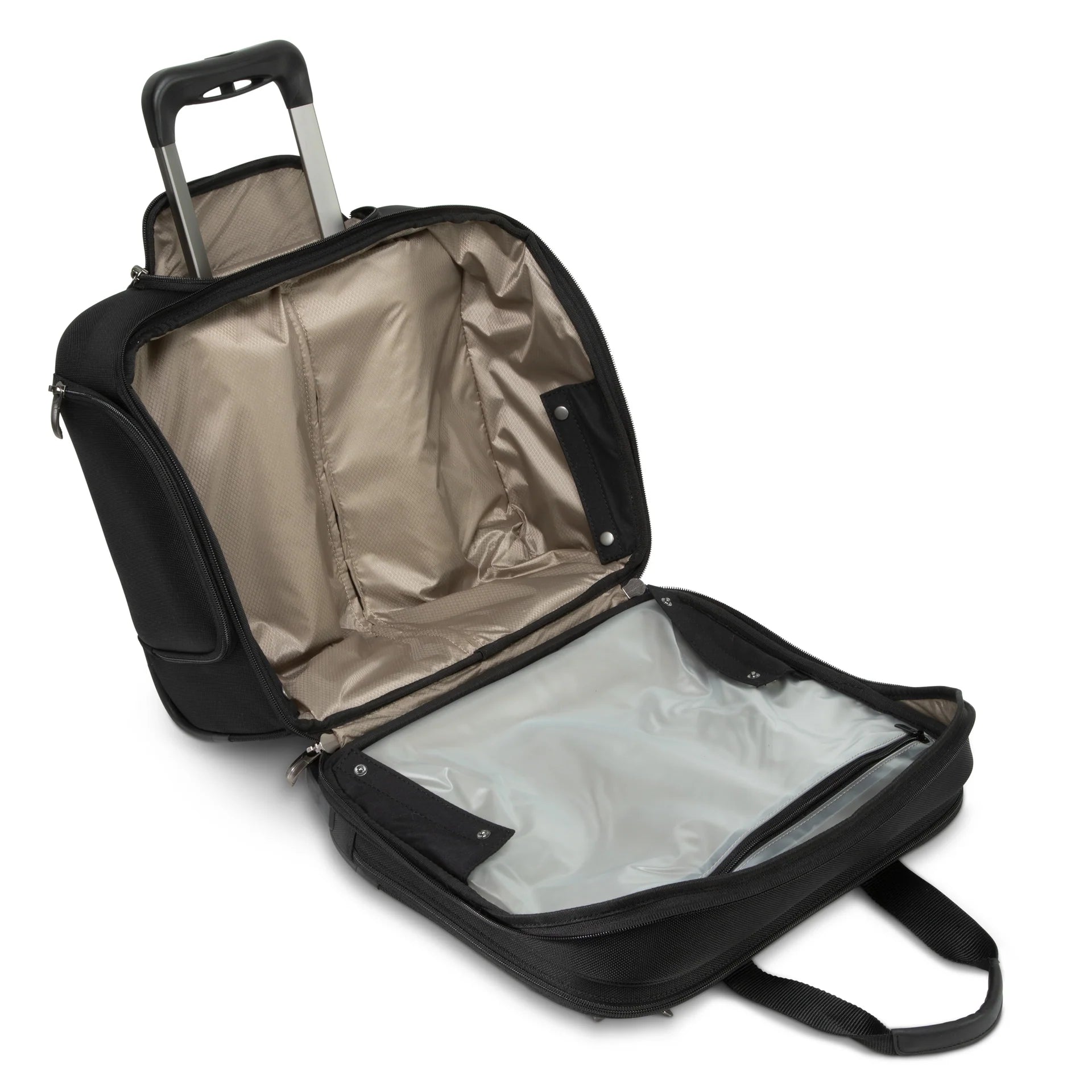 Ricardo Flight Essentials Softside Wheel-A-Board Bag - Black, Interior View