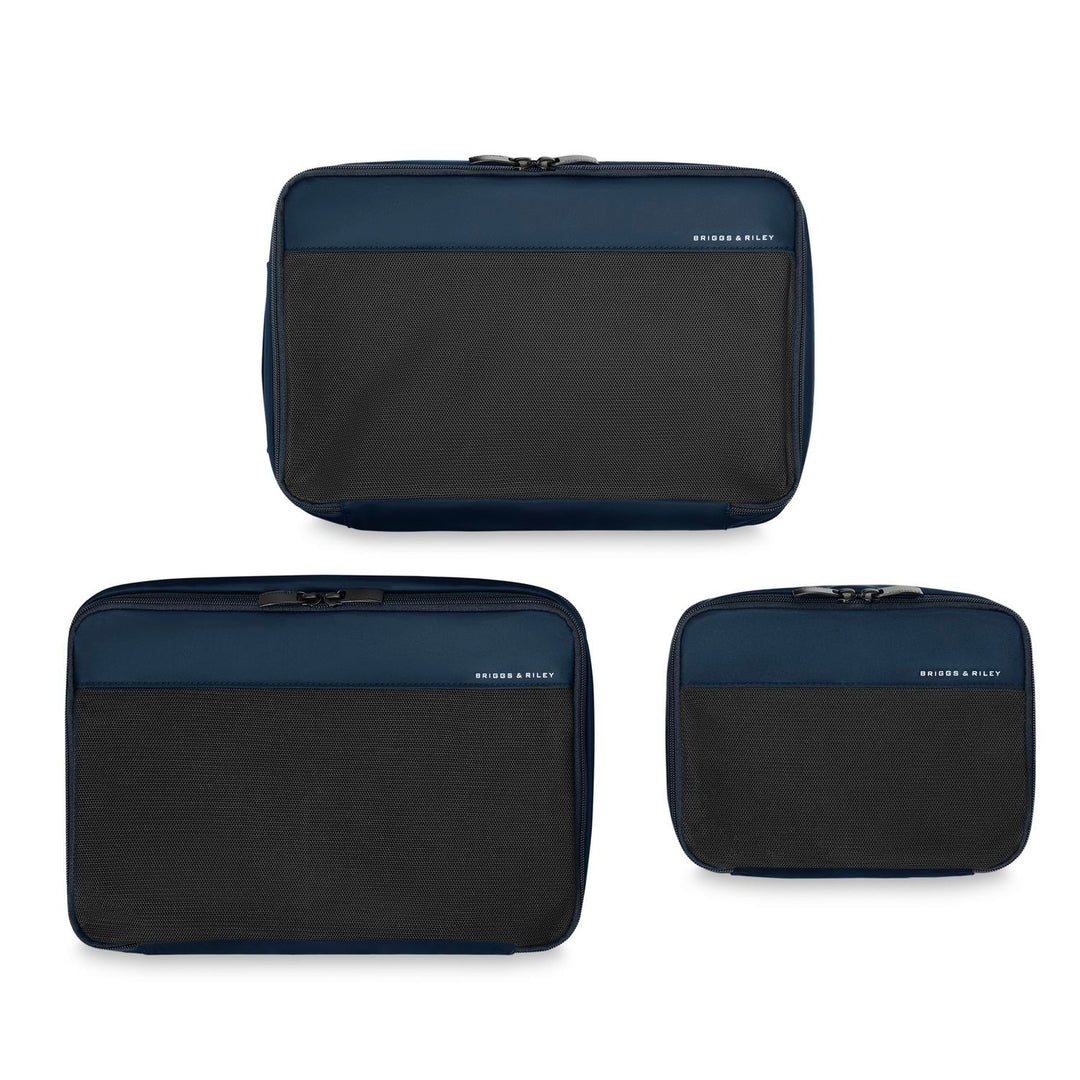 Briggs & Riley Carry On Packing Cube Set - Navy