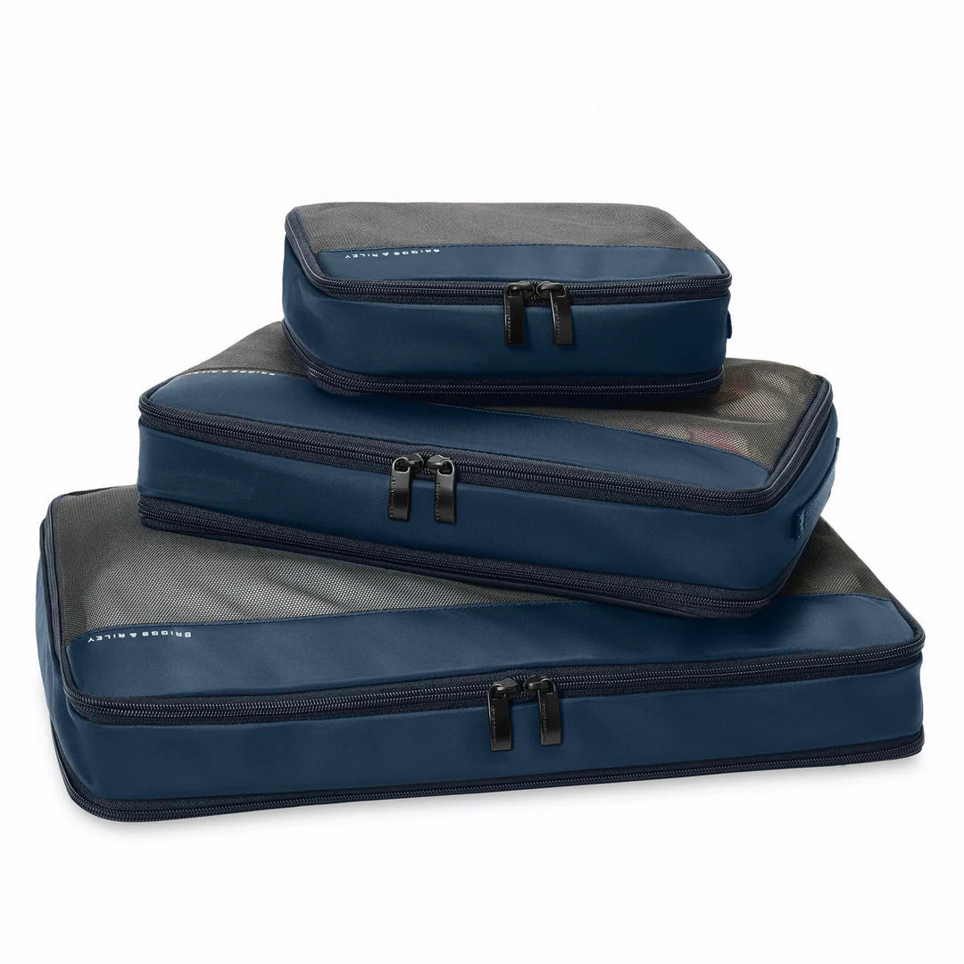 Briggs & Riley Check In Packing Cube Set - Navy