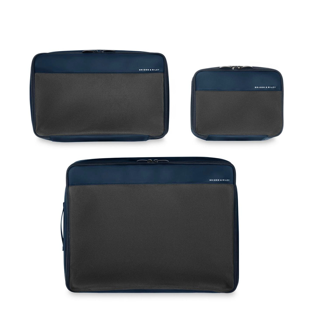 Briggs & Riley Check In Packing Cube Set - Navy