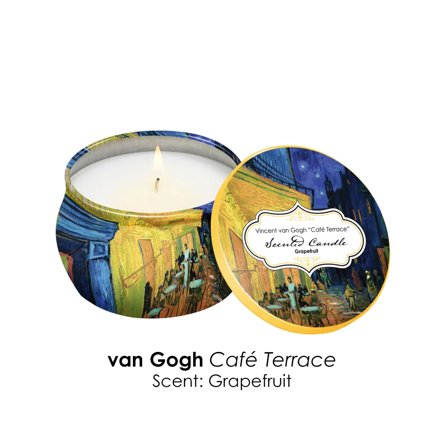 RainCaper Van Gogh Starry Night Scented Candle Collection