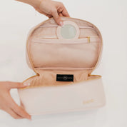 Pretty Simple Madelyn Bow Makeup Bag - Blush