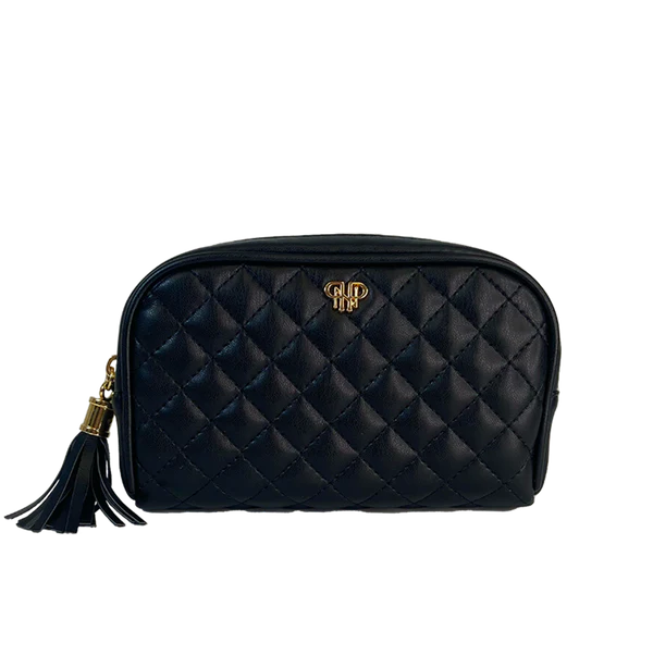 PurseN Small Makeup Case - Timeless Quilted Black