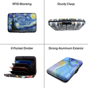 Monarque Van Gogh The Starry Night Armored Wallet