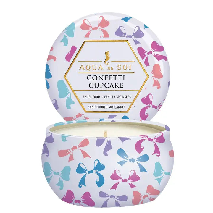 4 ounce candle,Confetti cupcake soy candle