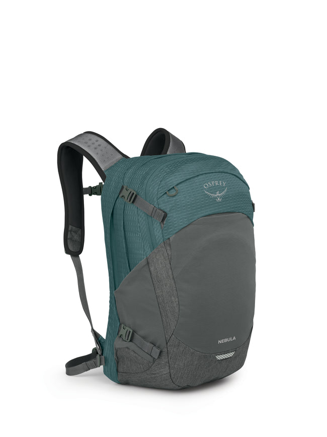 Osprey Nebula Laptop Backpack- Cascade Blue Coal Grey Heather