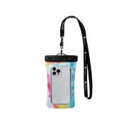 Geckobrands Float Phone Dry Bag - Summer Tie Dye