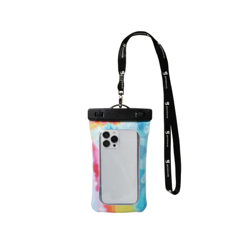 Geckobrands Float Phone Dry Bag - Summer Tie Dye