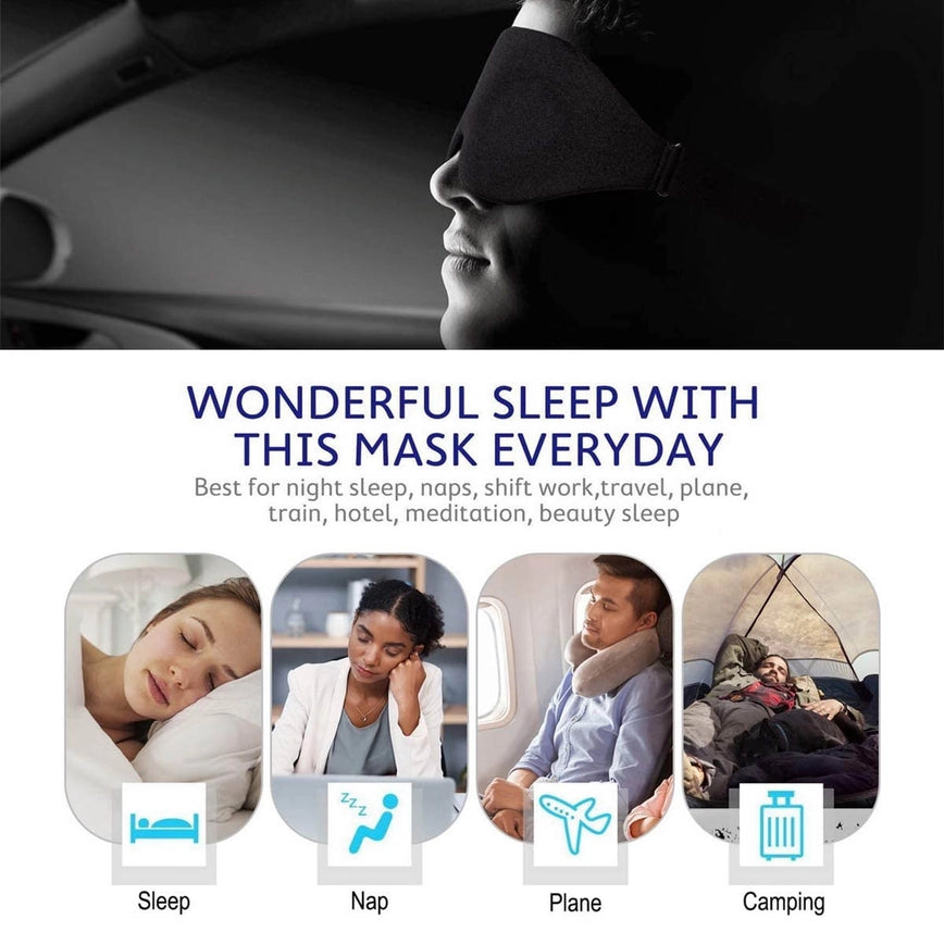 Vigor 3D Memory Foam Eye Mask for Sleep