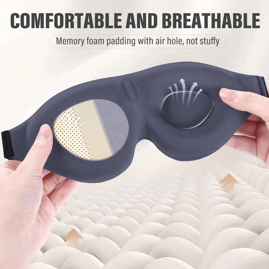 Vigor 3D Memory Foam Eye Mask for Sleep