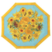 RainCaper Van Gogh Sunflowers Folding Travel Umbrella