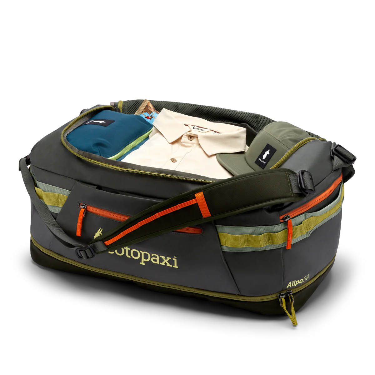 Cotopaxi Allpa Duo 50L Duffel - Fatigue//Woods