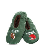 INC Football Men's Sherpa Lined Slipper L/XL - Turf Green