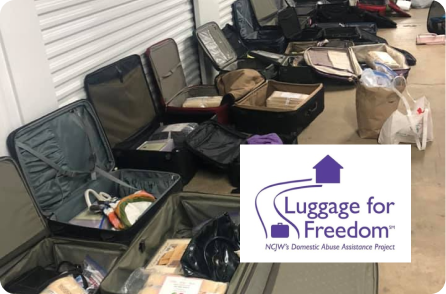 Irv&#39;s Luggage actively supports Luggage for Freedom, a non-profit organization that supports women that are victims of domestic violence.