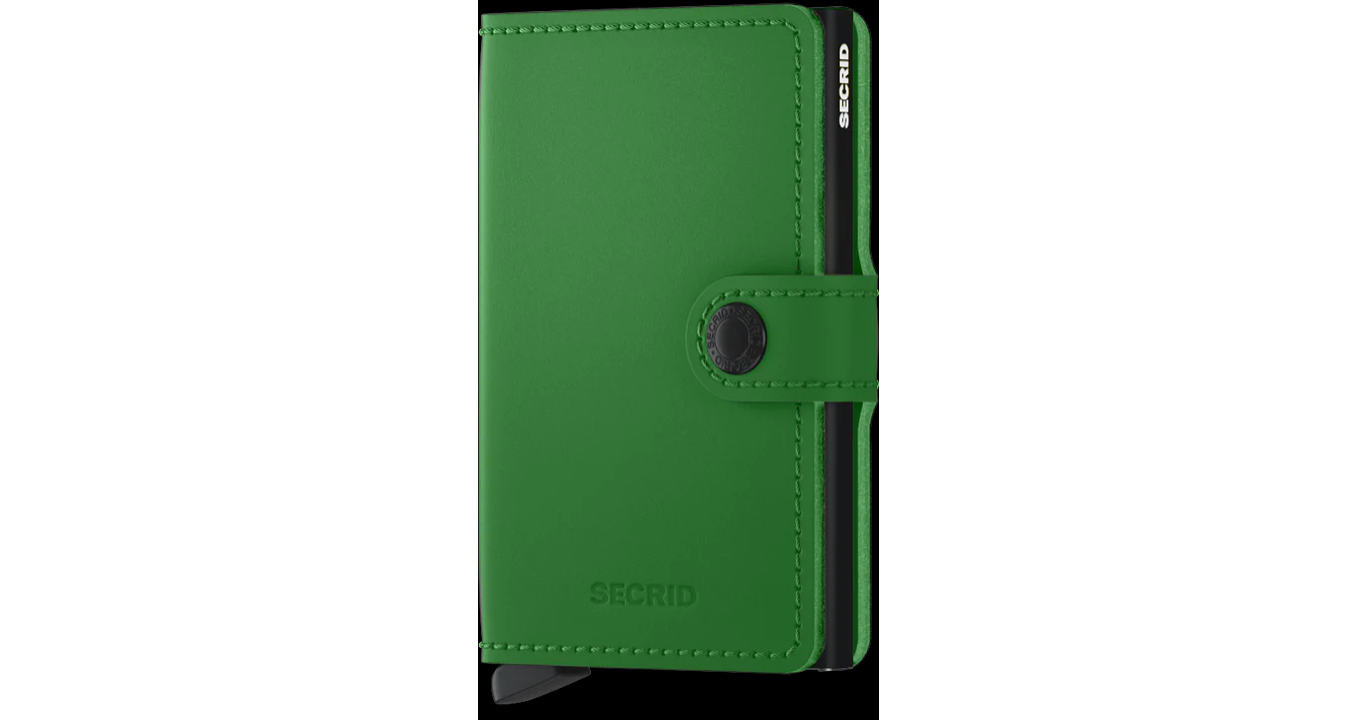 Secrid Mini Wallet Matte- Bright Green