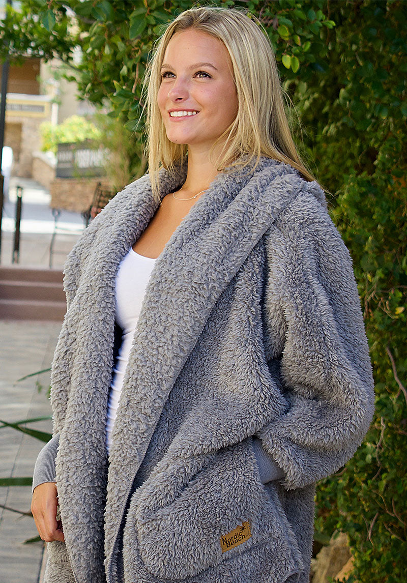 Nordic Beach Wrap Grey Kitten