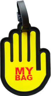 Mary Ellis Yellow Hand Luggage Tag