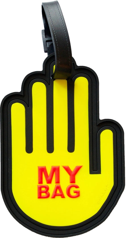 Mary Ellis Yellow Hand Luggage Tag