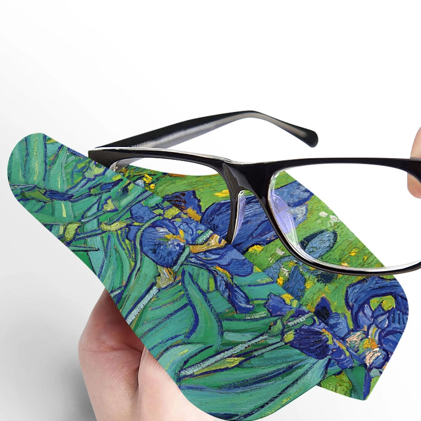 Rain Caper Lens Cloth - Van Gogh "Irises"