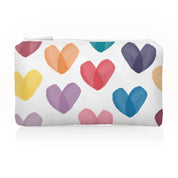 HI Love Small Mini Zipper Pack in "Language of Love” Multi Hearts