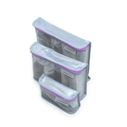 Mumi Toiletry Cubes Set of 3 - Purple