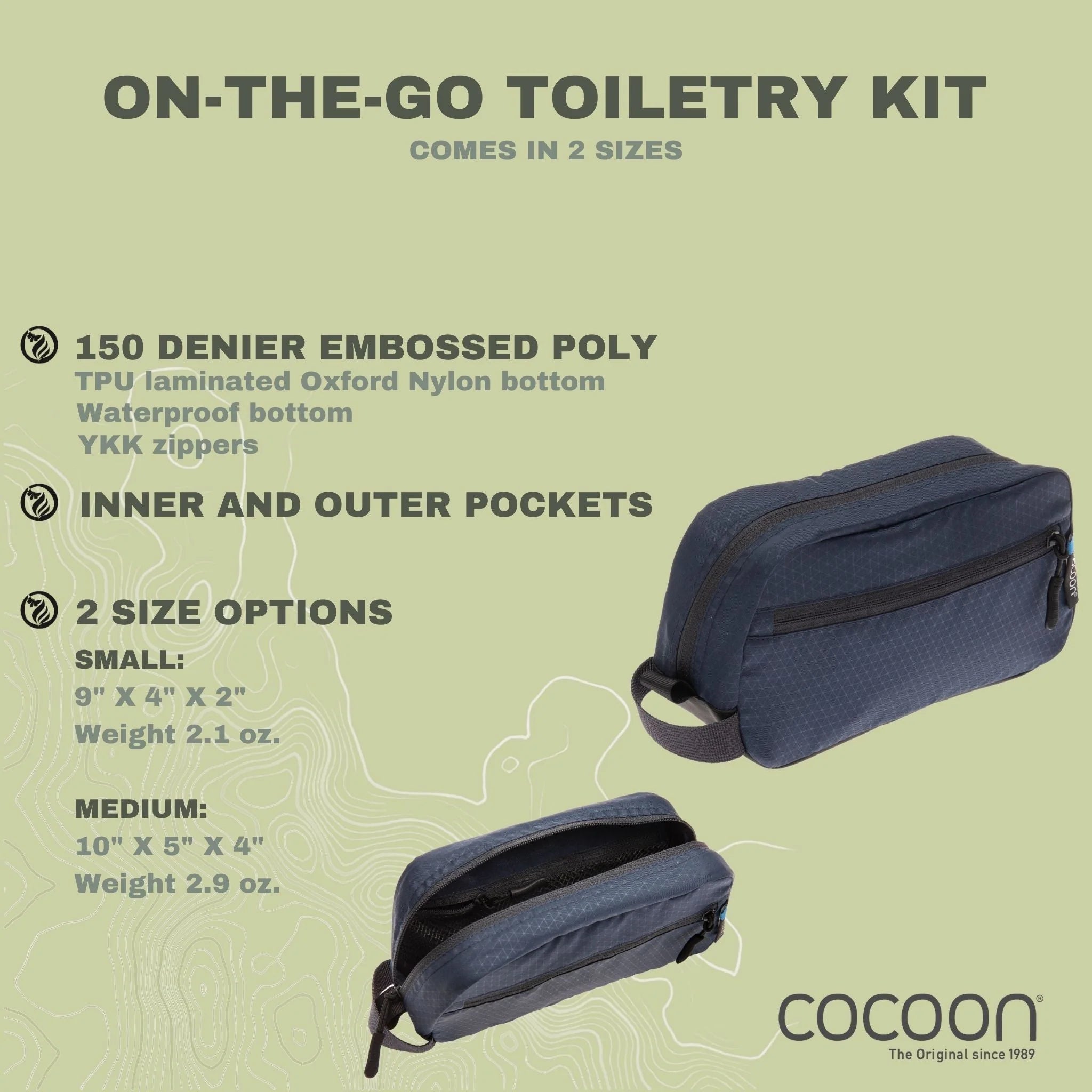 Cocoon On The Go Toiletry Kit  -  Blue