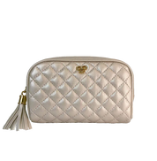 PurseN Small Makeup Case - Pearl Quilted