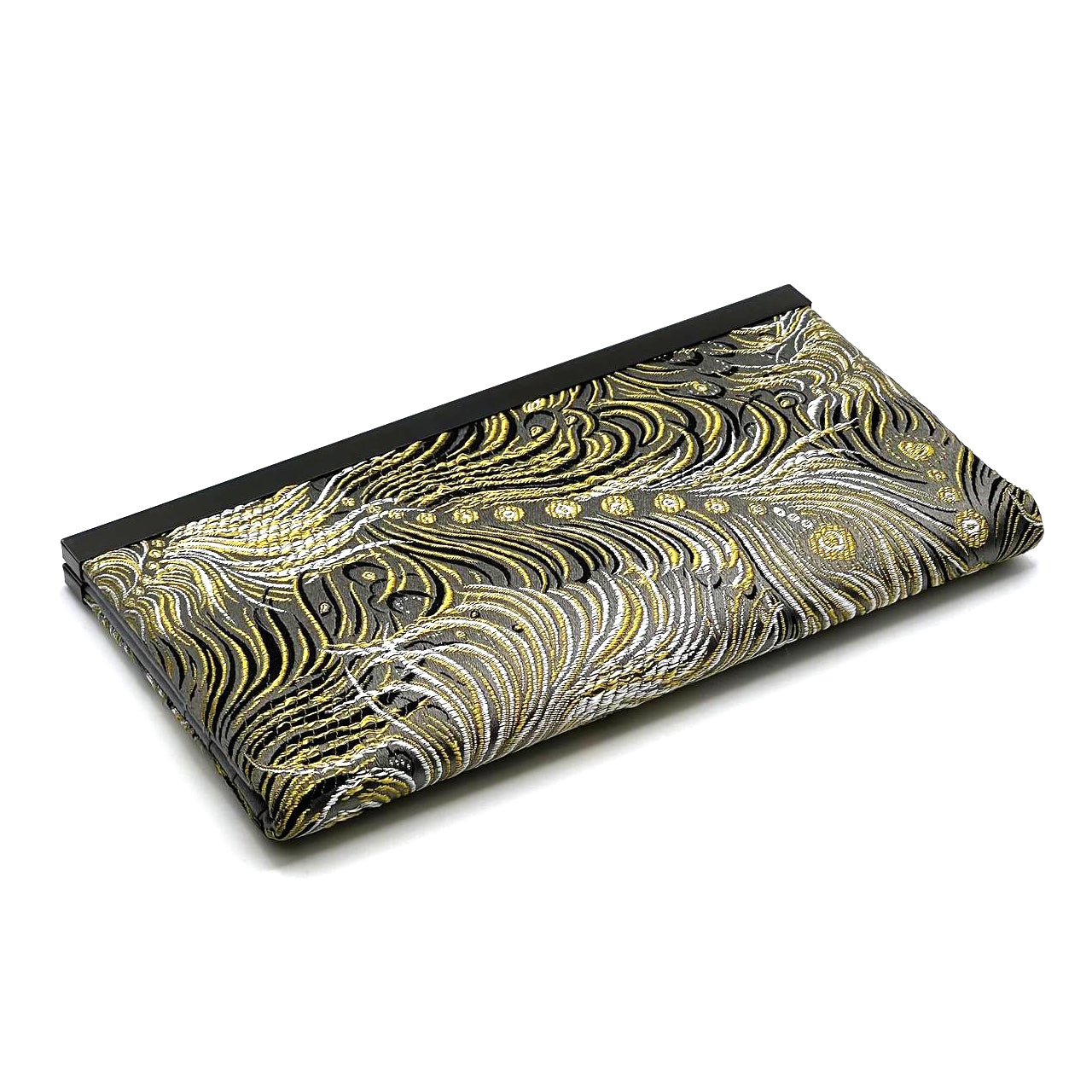 RFID Long Wallet Multi Grey Peacock