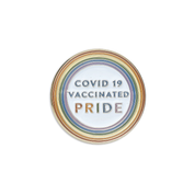 “PRIDE” Lapel Pin – Covid Vaccine Pin Project