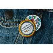 “PRIDE” Lapel Pin – Covid Vaccine Pin Project