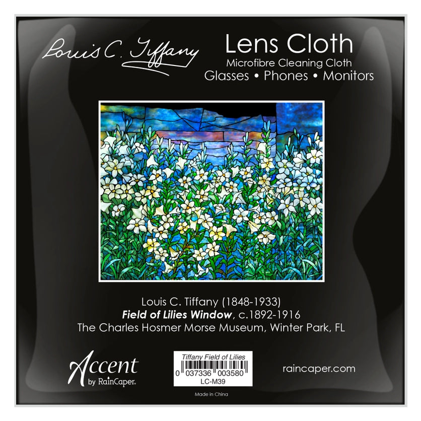 Rain Caper Lens Cloth - Tiffany "Field of Lilies"