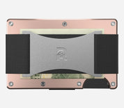 Ridge RFID Wallet - Rose Gold Aluminum