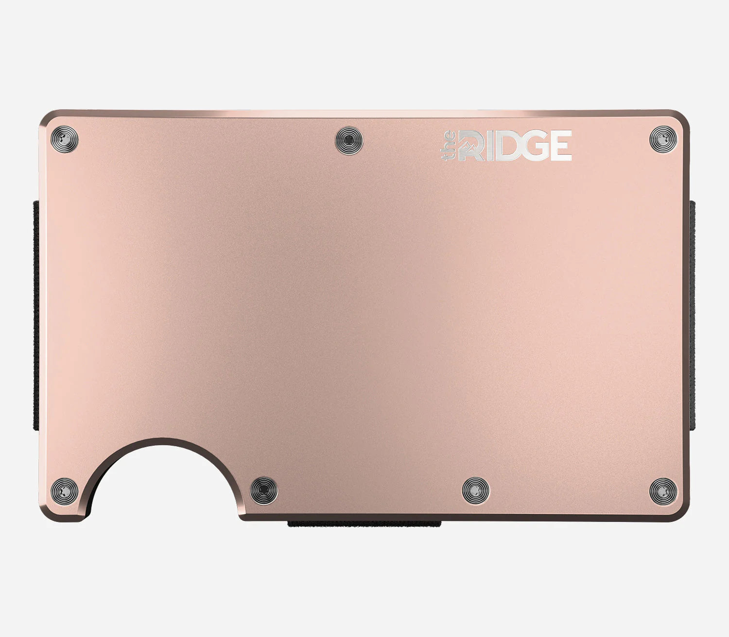 Ridge RFID Wallet - Rose Gold Aluminum