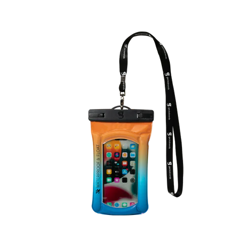 Geckobrands Float Phone Dry Bag - Summer Ombre