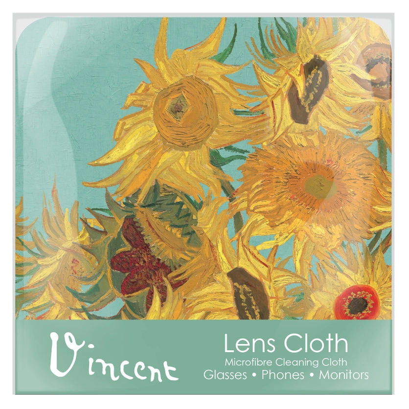 Rain Caper Lens Cloth - Van Gogh "Sunflowers"