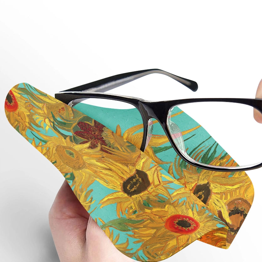 Rain Caper Lens Cloth - Van Gogh "Sunflowers"