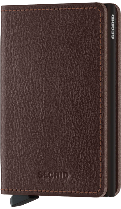 Secrid Slim Wallet Veg. Espresso Brown