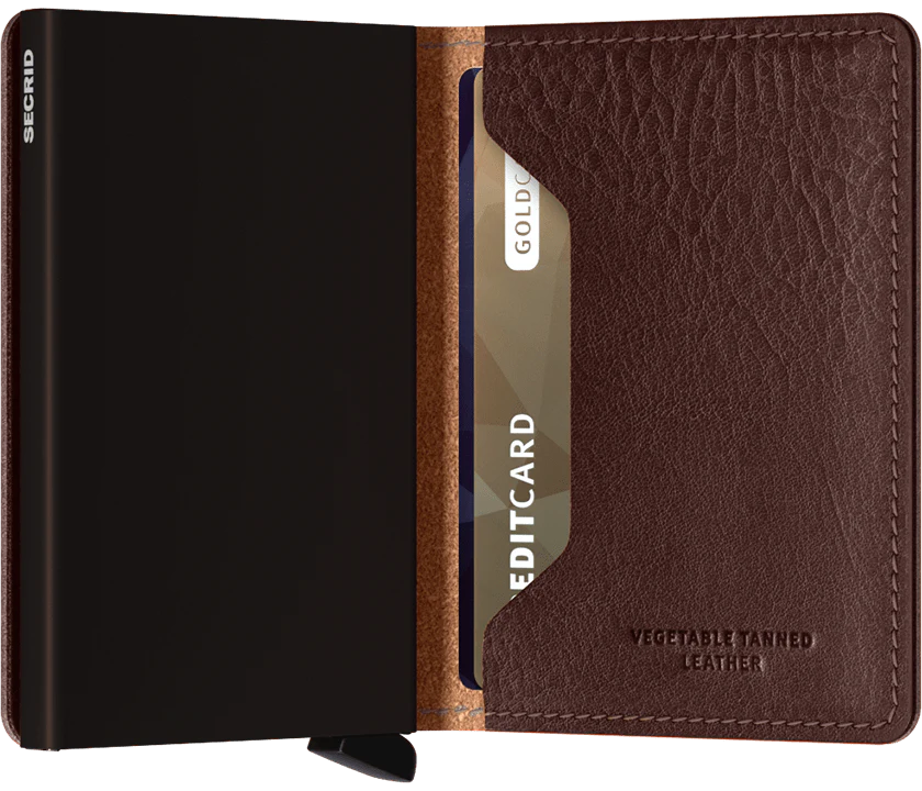 Secrid Slim Wallet Veg. Espresso Brown