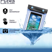 Lewis N. Clark WaterSeals™ Waterproof Zip Pouch, Floating - Teal