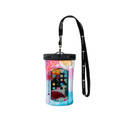 Geckobrands Float Phone Dry Bag - Summer Tie Dye