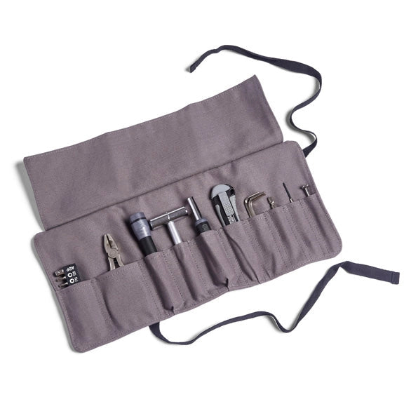 Brouk & Co. Roll Up Fix It Portable Tool Set - Gray