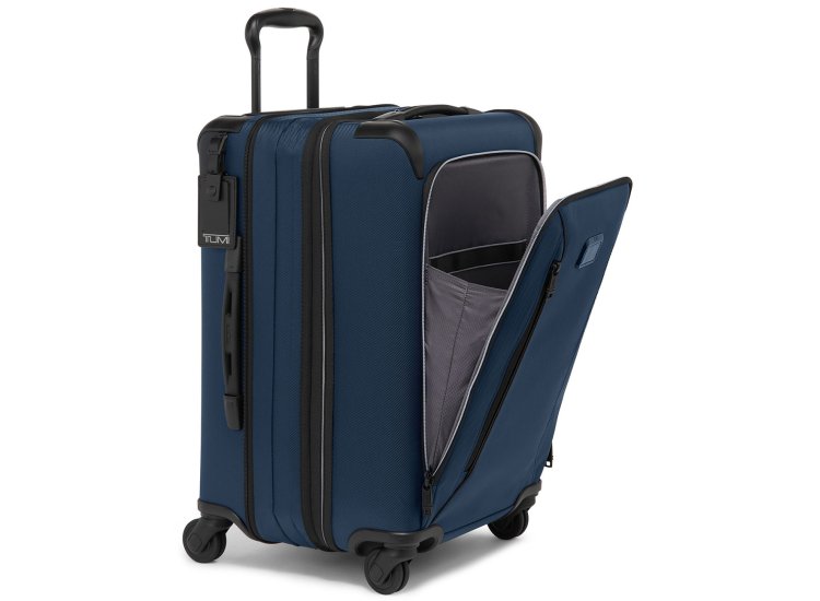 TUMI Aerotour International Expandable 4 Wheel Spinner Carry On - Navy