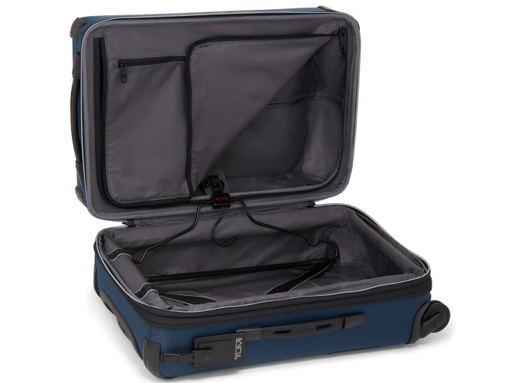 TUMI Aerotour International Expandable 4 Wheel Spinner Carry On - Navy