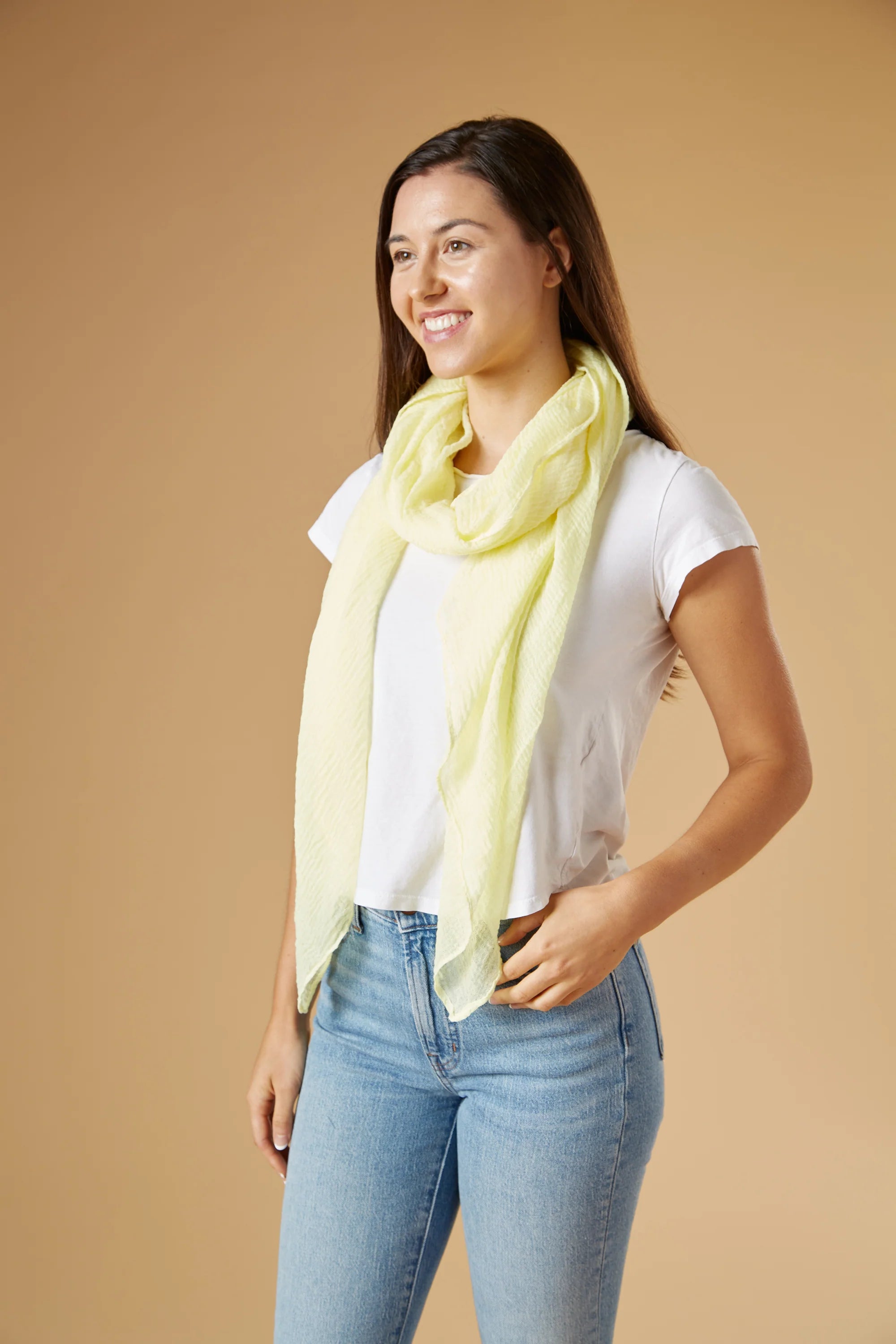 Bucky Classic Insect Shield Scarf - Light Yellow