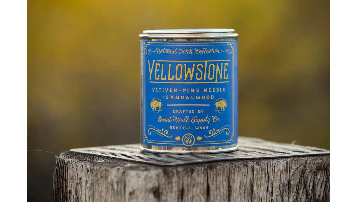 Good & Well Supply Company Yellowstone National  Park Candle